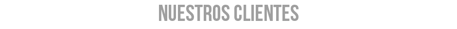 nuestros clientes